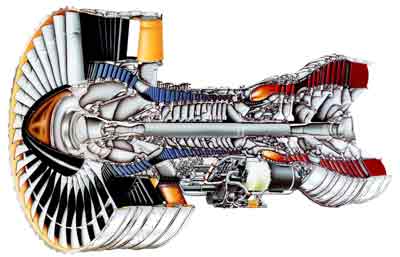 PW4000 Engine Cutaway