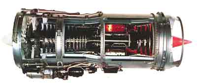 JT8D Engine Cutaway